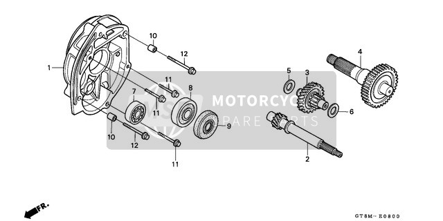 Honda PK50M 1991 Transmission pour un 1991 Honda PK50M